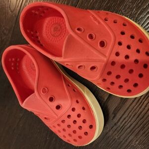 Native Kids Red Water Shoes